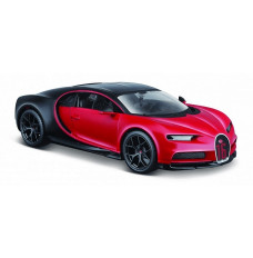 Composite model Bugatti Chiron sport black-red