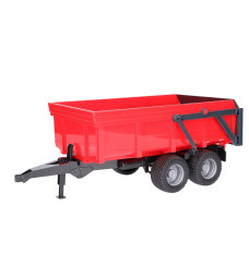 Tipping trailer red
