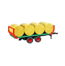 Bruder Bale transport trailer with 8 round ba