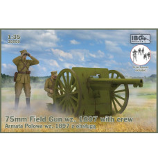 IBG 75mm Field Gun wz. 1897 with Polish Artill