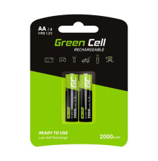 Rechargeable Batteries 2x AA HR6 2000mAh