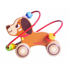 iWood Dog Roller Bead Cart wooden