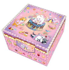 Pulio Pecoware Art set in a box with drawers Cat