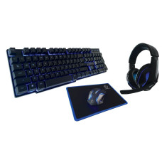 Gaming kit:keyboard+mous +pad+headphone