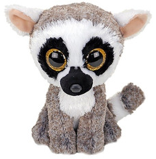 Plush toy TY Beanie Boos - Linus Lemur 15 cm