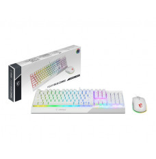 Set Vigor GK30 Combo White Keyboard + Mouse