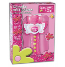 Karaoke microphone pink