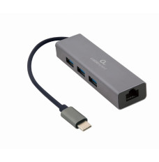 3-port USB 3.1 hub with a network card