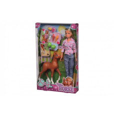 Doll Steffi with pooping pony