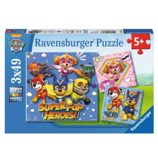 Puzzles 3x49 elements Paw Patrol Space dogs 2