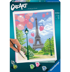 Coloring book CreArt Spring in Paris