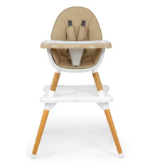 High chair for feeding 2in1 Malmo Beige