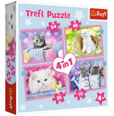 Puzzles 4in1 Cats