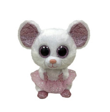 Plush toy Ty Beanie Boss White ballerina Mouse - Nina 15 cm