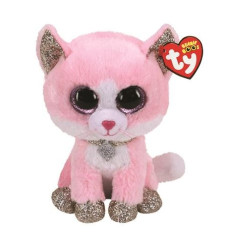 Maskotka Ty Kot różowy Fiona 24 cm