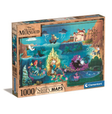 Puzzle 1000 elements Story Maps Little Mermaid