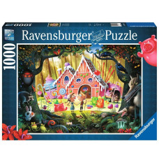 Puzzle 2D 1000 Elements: Hansel and Gretel