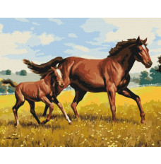 Picture Paint it - Family gallop