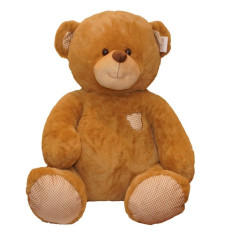 Plush Oktawian Teddy Bear Sitting brown 75 cm