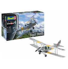 Plastic model D.H. 82A Tiger Moth 1 32