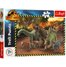 Puzzle 200 elements Dinosaurs from Jurassic Park