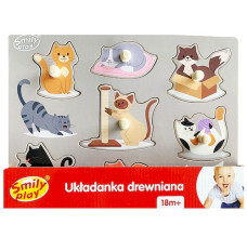 Wooden puzzle Animals Cats