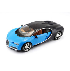 Composite model Bugatti Chiron blue-black