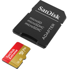 Extreme microSDXC 256GB 190 130 MB s A2 V30 U3