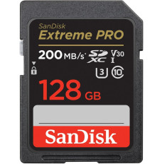 Extreme Pro SDXC 128GB 200 90 MB s V30 UHS-I U