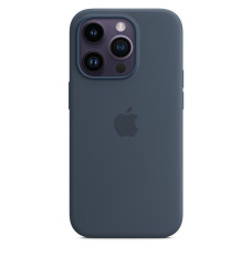 Case iPhone 14 Pro silicone Strom blue