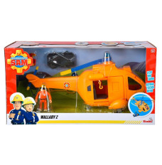 Wallaby II helicopter with Fireman Sam figurine