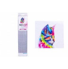 Diamond mosaic - Colorful cat