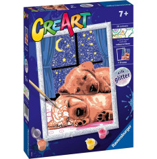 Picture Creart For children - Sleeping dogs