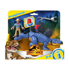 Imaginext Jurassic World Stegosaurus, Dr Grant