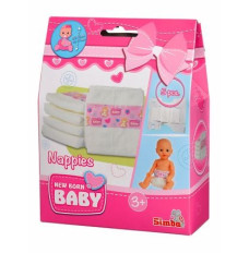 5 nappies for New Born Baby doll