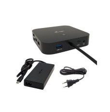 Docking Station USB-C HDMI Dual DP Docking Station Power Delivery 100 W + i-tec Universal Charger 100 W