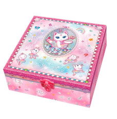 Pecoware Zestaw w pudełku z półkami- Kot baletnica