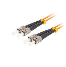 Fiber optic patch cord MM ST UPC-ST UPC duplex 3.0MM OM2 50 125 LSZH 5M orange