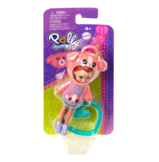 Figure Polly Pocket Friend Clips Doll Piggy