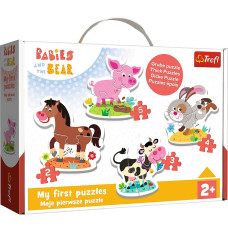 Puzzle Baby Classic Na Farmie Babies and The Bear