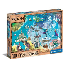 Puzzle 1000 elements Compact Disney Maps Frozen
