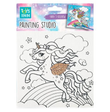 Canvas Unicorn Rainbow painting kit