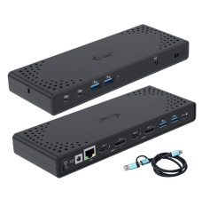 Docking Station USB 3.0 / USB-C / Thunderbolt 3 Dual Display Gen2 + Power Delivery 100W