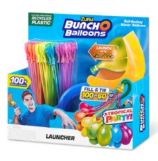 Launchers with water balloons