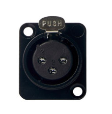 LINEARIC P3F panel socket XLR 3pin female