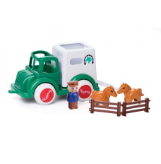 Horse transport vehicle with figures Jumbo Viking Toys 