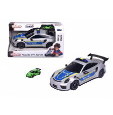 Vehicle Majorette Porsche 911 GT3 RS Police container +1 vehicle