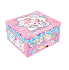 Pecoware Music box with a drawer - Unicorn