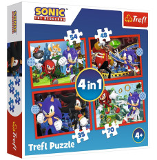 Puzzles 4in1 The adventures of Sonic