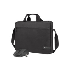 Notebook bag 15,6 inches Wallaroo 2 with wireless mouse, black